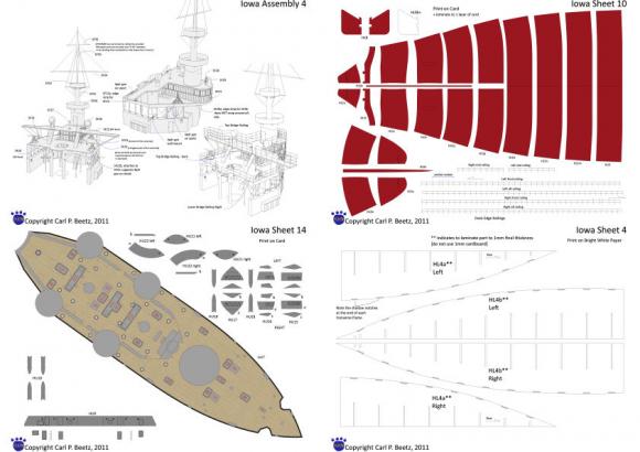 Эскадренный броненосец 1-го класса USS Iowa (BB-4)