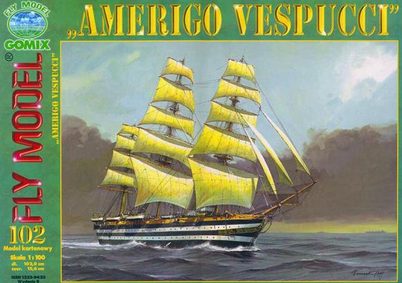 Учебное парусное судно фрегат Amerigo Vespucci