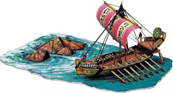 Египетское торговое судно (9век днэ)