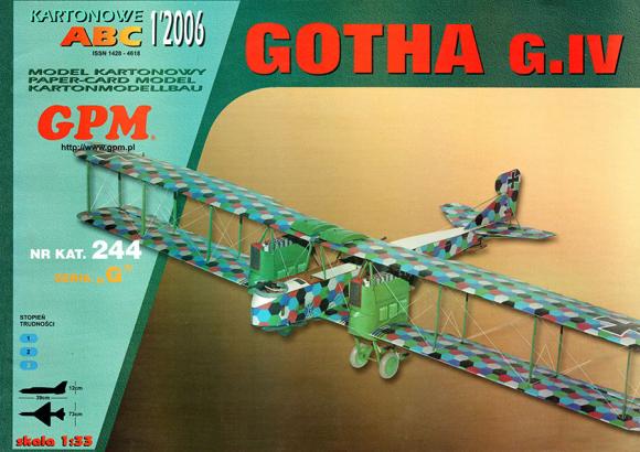 Бомбардировщик Gotha Gotha G-IV