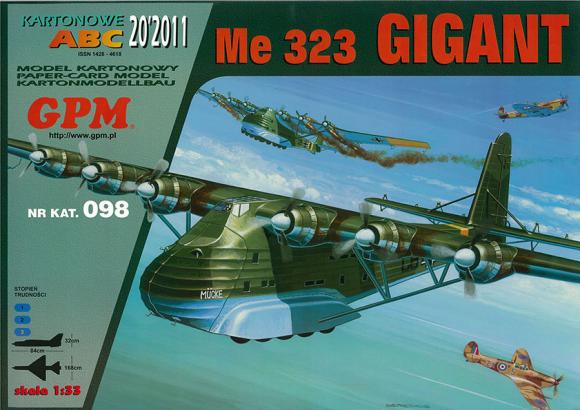 Транспортный самолет Messerschmitt Me-323D Gigant