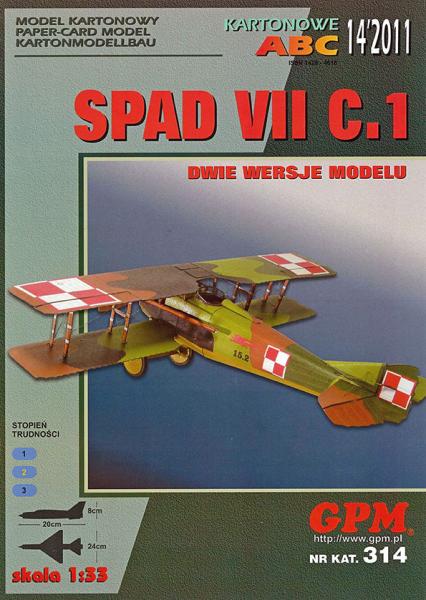 Истребитель SPAD VII C1