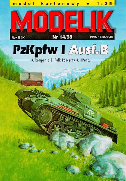 Легкий танк SdKfz-101 PzKpfw I Ausf-B /Panzer I/