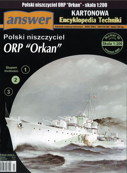 Эсминец ORP Orkan