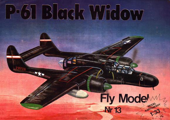 Истребитель Northrop P-61 Black Widow