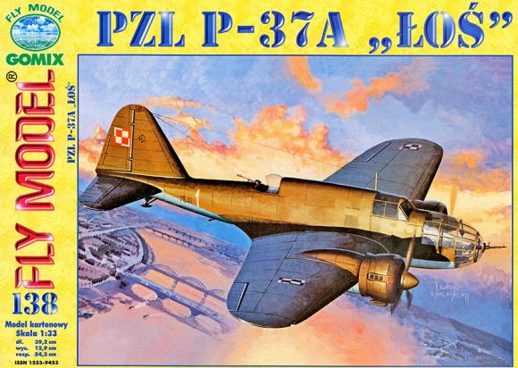 Бомбардировщик PZL P-37 Los